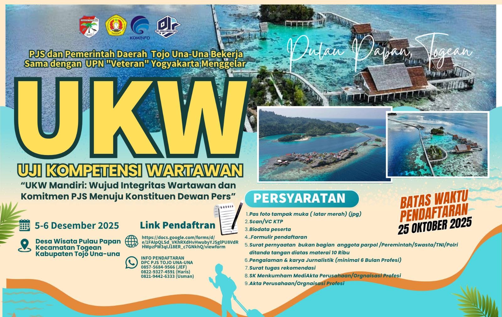 UKW Tojo Una-Una 2025,Panitia Pastikan Persiapan telah Maksimal